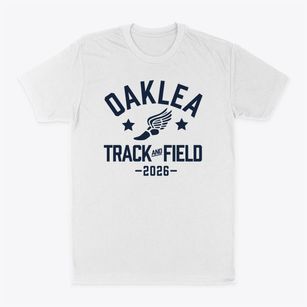 Oaklea Middle School Track and Field Classic Dad T-Shirt