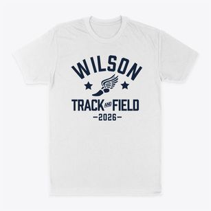 Wilson High School Track and Field Classic Dad T-Shirt