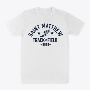 Saint Matthew School Track and Field Classic Dad T-Shirt