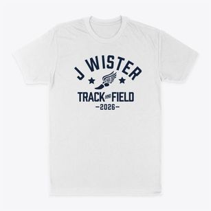 J Wister Elementary School Track and Field Classic Dad T-Shirt