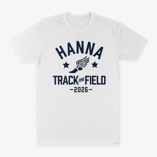 Hanna High School Track and Field Classic Dad T-Shirt
