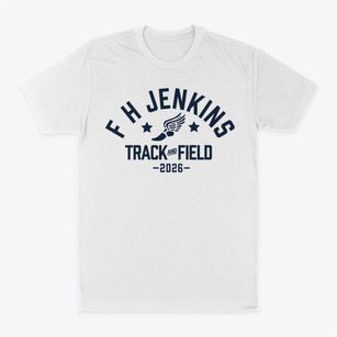F H Jenkins Elementary School Track and Field Classic Dad T-Shirt
