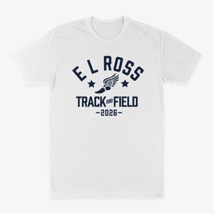 E L Ross Elementary School Track and Field Classic Dad T-Shirt