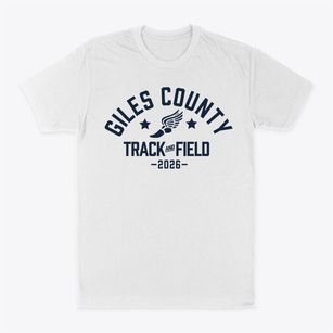 Giles County High School Track and Field Classic Dad T-Shirt