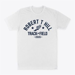 Robert T Hill Middle School Track and Field Classic Dad T-Shirt