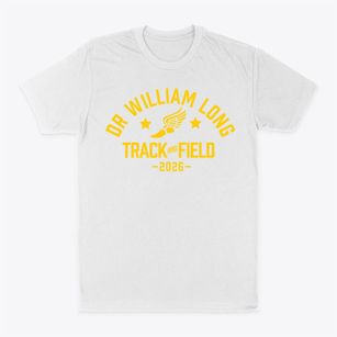Dr William Long Elementary School Track and Field Classic Dad T-Shirt