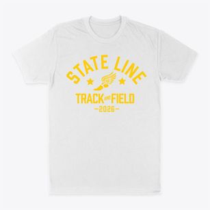 State Line Homeschool Rush Track and Field Classic Dad T-Shirt