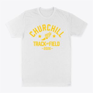Churchill Elementary School Track and Field Classic Dad T-Shirt