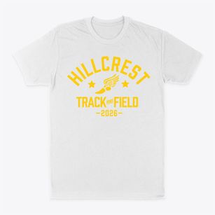 Hillcrest Elementary School Track and Field Classic Dad T-Shirt