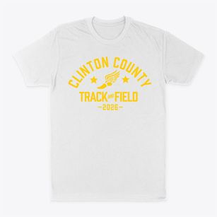 Clinton County Middle School Track and Field Classic Dad T-Shirt