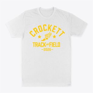 Crockett Vocational High School Track and Field Classic Dad T-Shirt