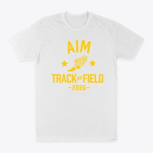 Aim High School Track and Field Classic Dad T-Shirt