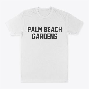 Palm Beach Gardens Florida Classic Block Classic Dad T-Shirt