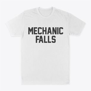 Mechanic Falls Maine Classic Block Classic Dad T-Shirt