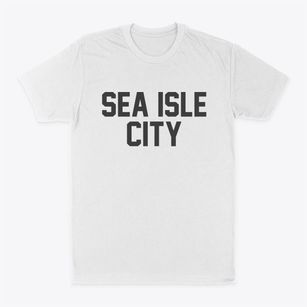 Sea Isle City New Jersey Classic Block Classic Dad T-Shirt