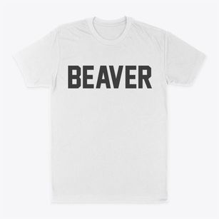Beaver Wisconsin Classic Block Classic Dad T-Shirt
