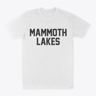 Mammoth Lakes California Classic Block Classic Dad T-Shirt