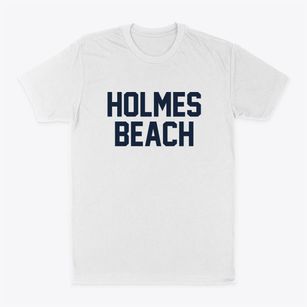 Holmes Beach Florida Classic Block Classic Dad T-Shirt