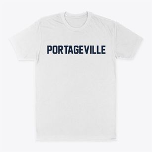 Portageville Missouri Classic Block Classic Dad T-Shirt