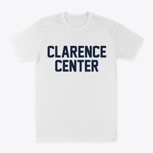 Clarence Center New York Classic Block Classic Dad T-Shirt