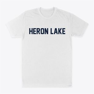 Heron Lake Minnesota Classic Block Classic Dad T-Shirt