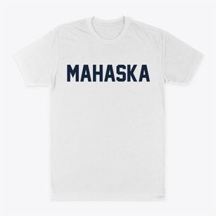 Mahaska Kansas Classic Block Classic Dad T-Shirt