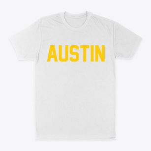 Austin Texas Classic Block Classic Dad T-Shirt