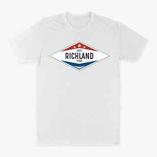 Richland Texas Diamond Star Classic Dad T-Shirt