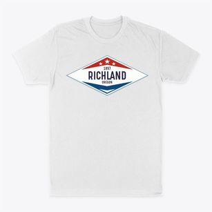 Richland Oregon Diamond Star Classic Dad T-Shirt
