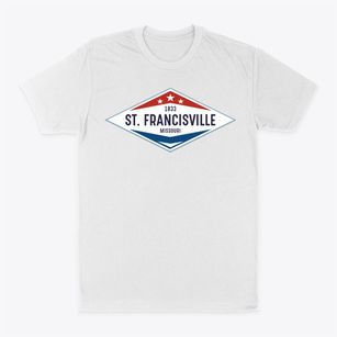 St. Francisville Missouri Diamond Star Classic Dad T-Shirt