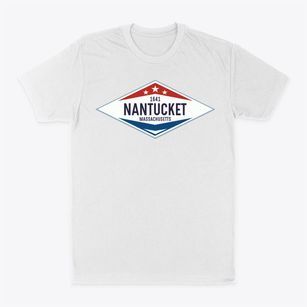 Nantucket Massachusetts Diamond Star Classic Dad T-Shirt