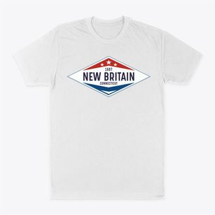 New Britain Connecticut Diamond Star Classic Dad T-Shirt