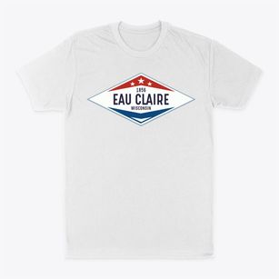 Eau Claire Wisconsin Diamond Star Classic Dad T-Shirt