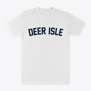 Deer Isle Maine Classic Curve Classic Dad T-Shirt
