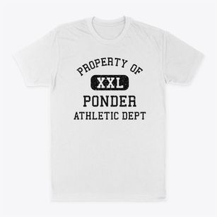 Ponder Texas Athletic Dept Classic Dad T-Shirt