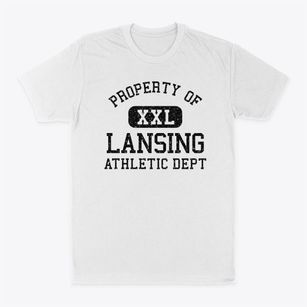 Lansing Michigan Athletic Dept Classic Dad T-Shirt