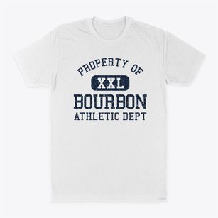 Bourbon Missouri Athletic Dept Classic Dad T-Shirt