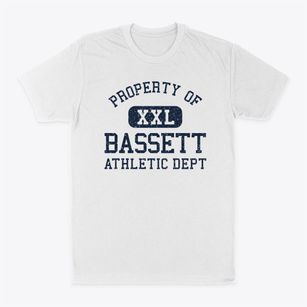 Bassett Iowa Athletic Dept Classic Dad T-Shirt