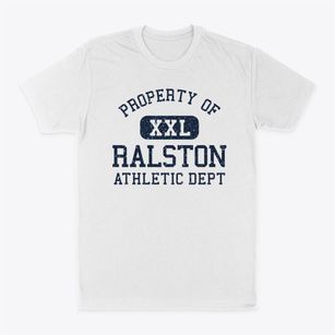 Ralston Nebraska Athletic Dept Classic Dad T-Shirt
