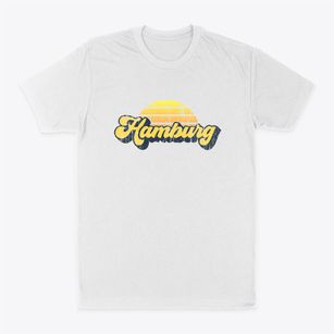 Hamburg New York Sublime Sunset Classic Dad T-Shirt