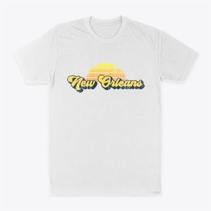 New Orleans Louisiana Sublime Sunset Classic Dad T-Shirt