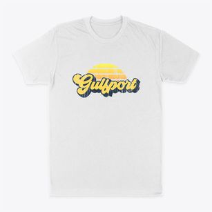 Gulfport Mississippi Sublime Sunset Classic Dad T-Shirt