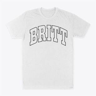 Britt Iowa Trendy Block Classic Dad T-Shirt