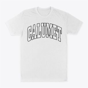 Calumet Michigan Trendy Block Classic Dad T-Shirt