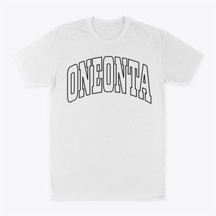 Oneonta New York Trendy Block Classic Dad T-Shirt