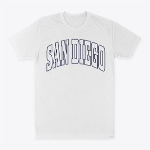 San Diego California Trendy Block Classic Dad T-Shirt