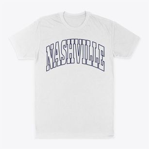 Nashville Georgia Trendy Block Classic Dad T-Shirt