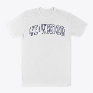 Lake Wisconsin Wisconsin Trendy Block Classic Dad T-Shirt