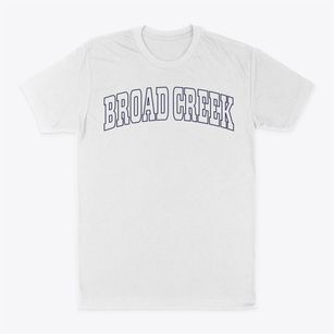 Broad Creek North Carolina Trendy Block Classic Dad T-Shirt