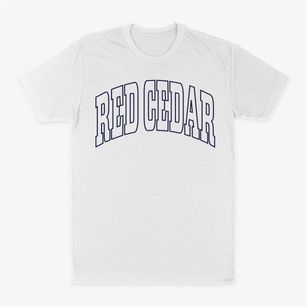 Red Cedar Wisconsin Trendy Block Classic Dad T-Shirt